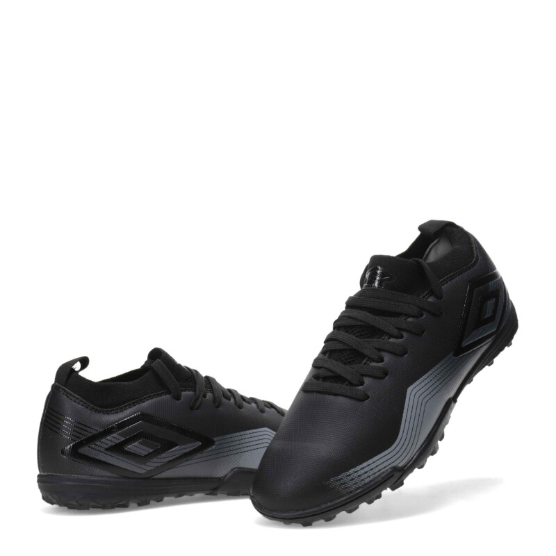 Championes de Fútbol 5 Infantiles Umbro Vibe TF Negro - Gris