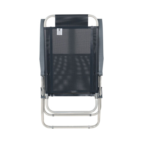 Silla Plegable de Aluminio 4 Posición GRIS