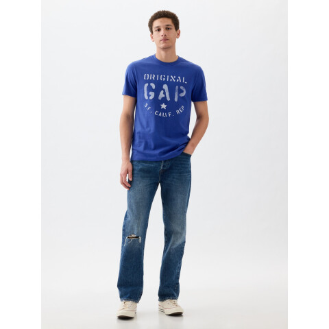 V-ORIGINAL GAP TEE MATISSE BLUE 537