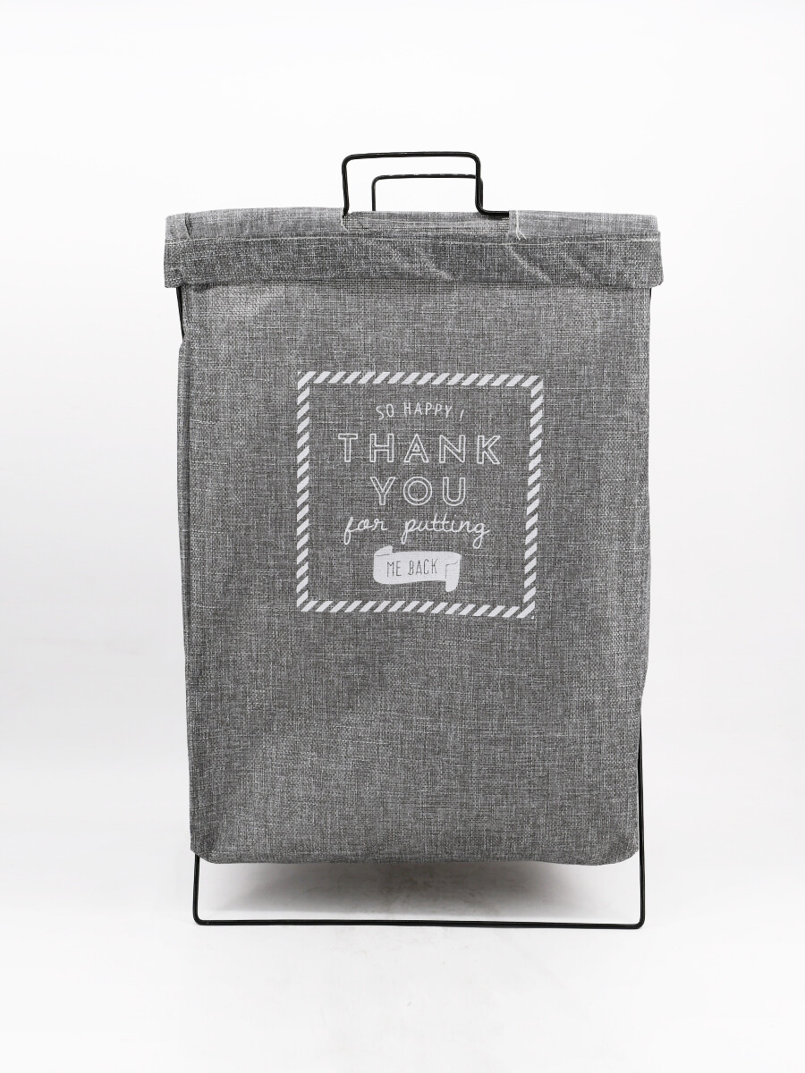 ORGANIZADOR ROPA SUCIA - GRIS 