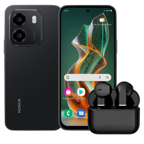Honor X6e 4/128gb 4g + Reaglo NEGRO
