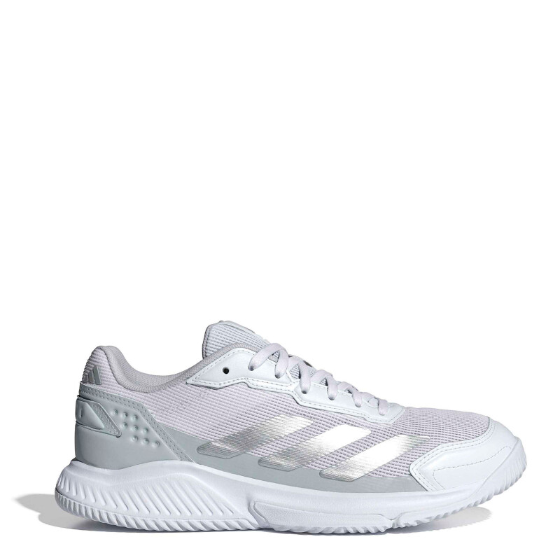 Championes de Mujer Adidas Court Quick P Blanco - Plata