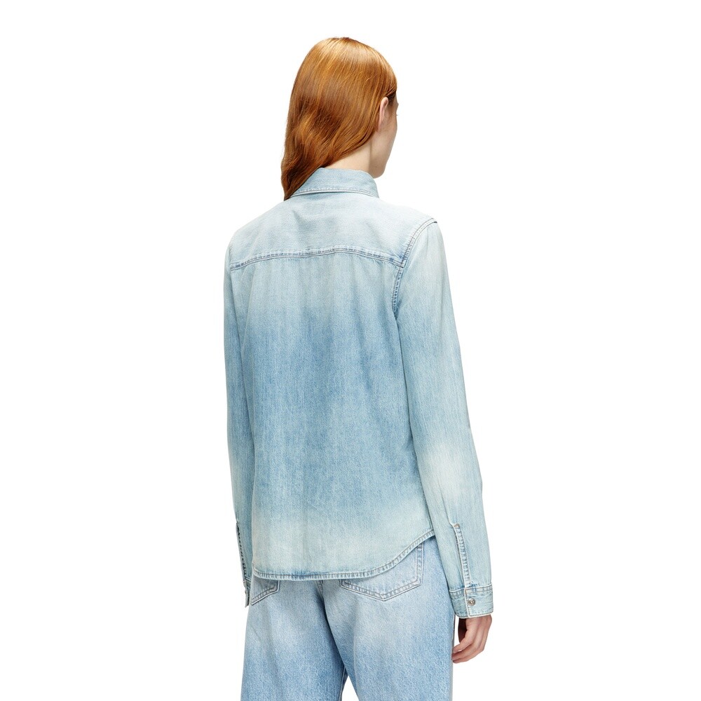 Camisas Urbano Para Mujer De-Eazy Shirt Azul claro