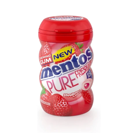Chicles Mentos Gum Frutilla sin Azúcar 001