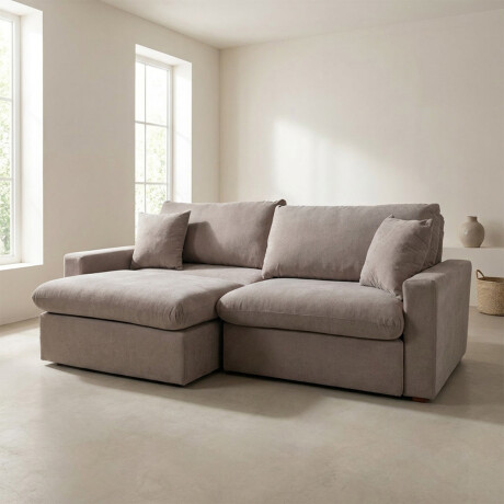 Sofá Cama Slow (Retráctil) - Tela Microfibra FX4-11 (Tostado)
