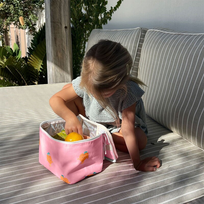 S61KLB Lanchera Térmica Sunnylife Poppy The Peach Pink