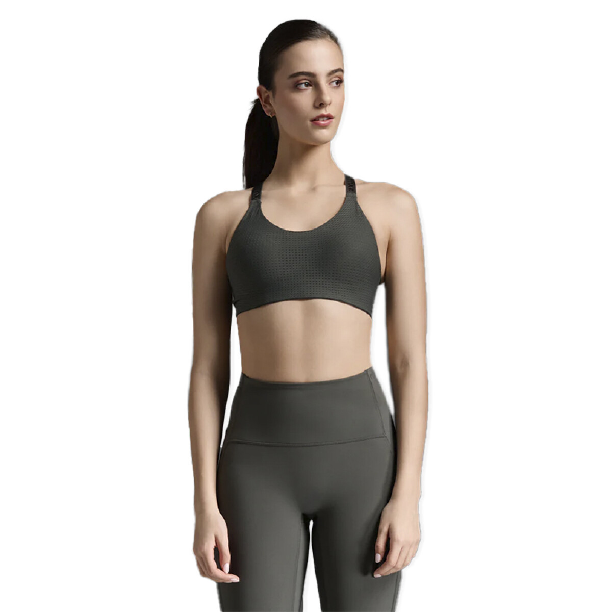 Top 2XU Aero Medium Impact Bra - Gris 