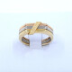 Anillo En Oro 18K De 2 Colores Anillo En Oro 18K De 2 Colores