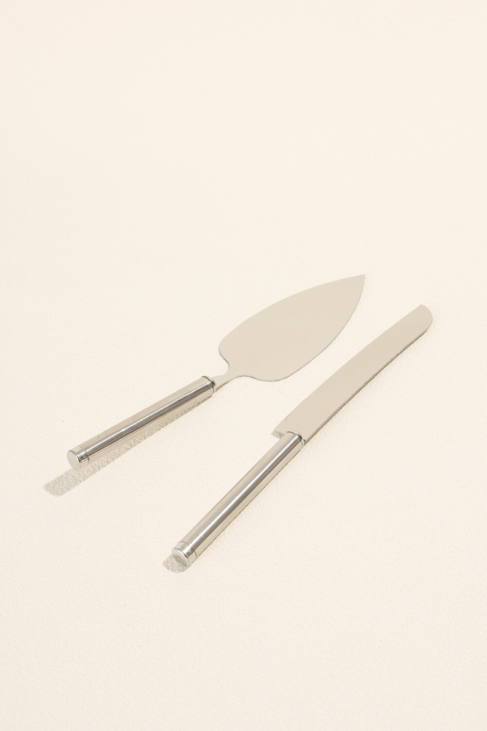 Accesorios Set Cuchillo Torta Plateado Color Unico
