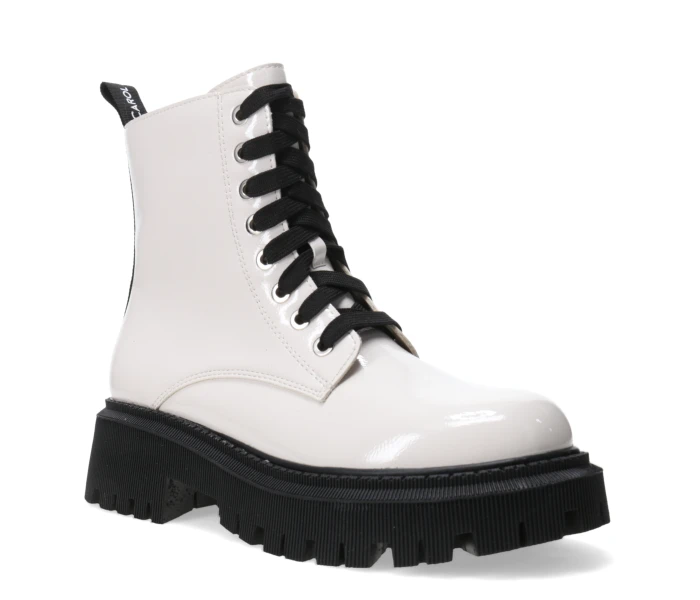 Bota ULIERBota SAGITARIO estilo borcego Off White