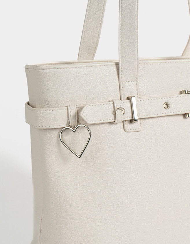 Shopper Carteras De Mano - Blanco Crudo
