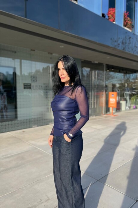Top Reilly Azul