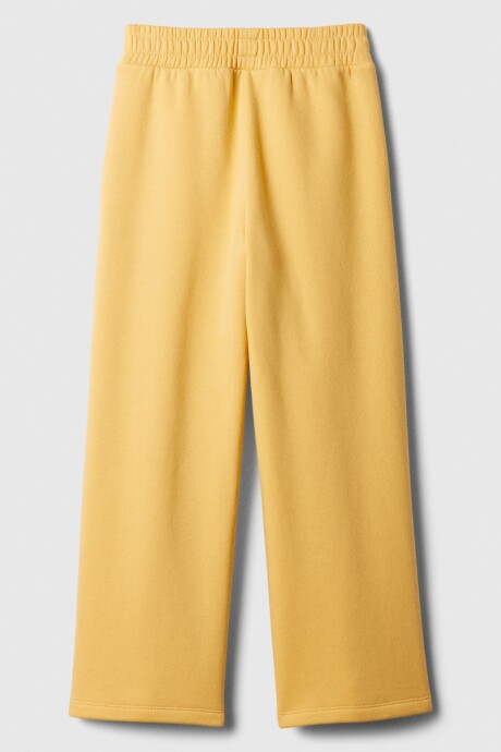 Pantalón Deportivo Logo Gap Ancho Niña French Almond