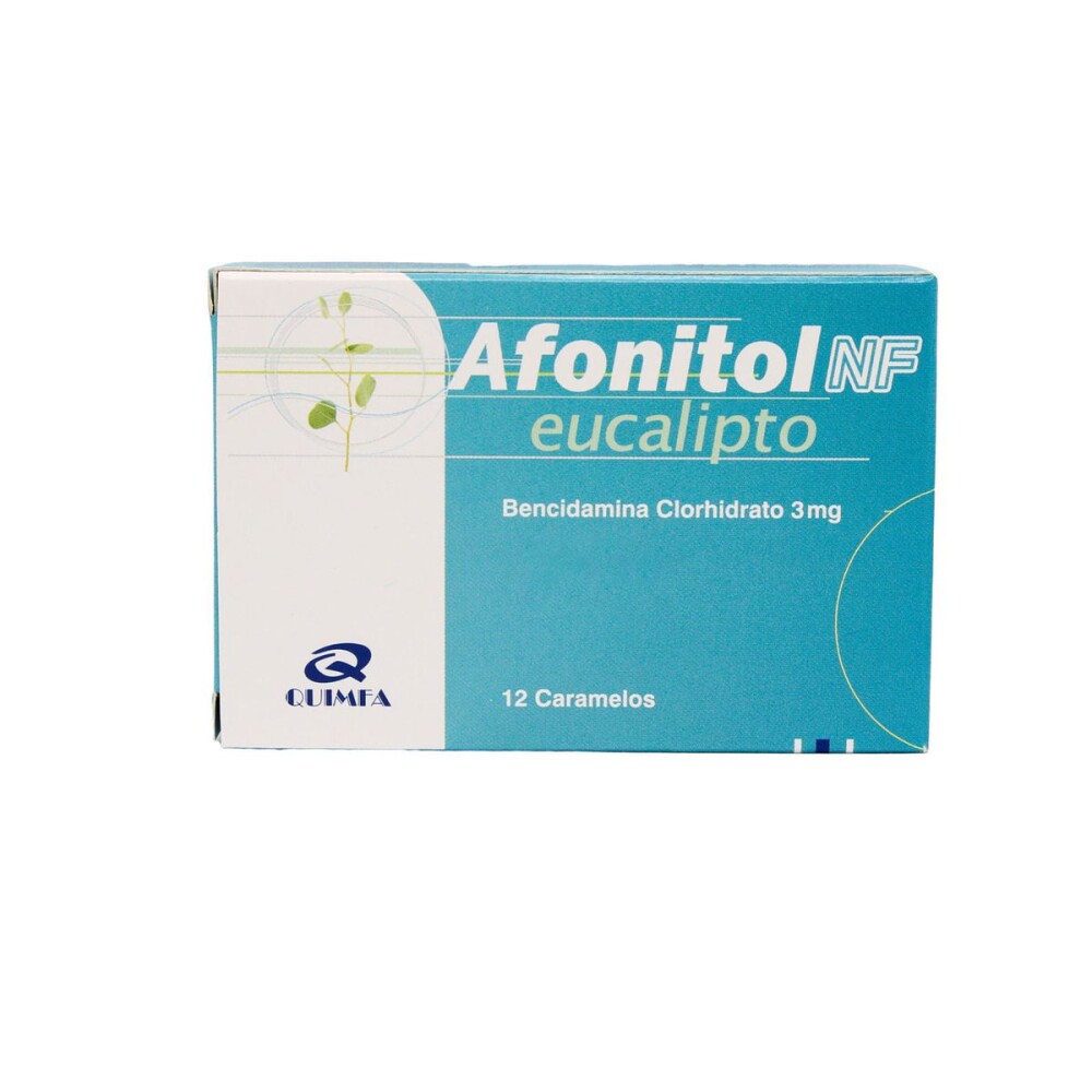 AFONITOL NF EUCALIPTO CJ X 12 CARAMELOS única