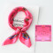 Pañuelo De Seda Chico Fucsia