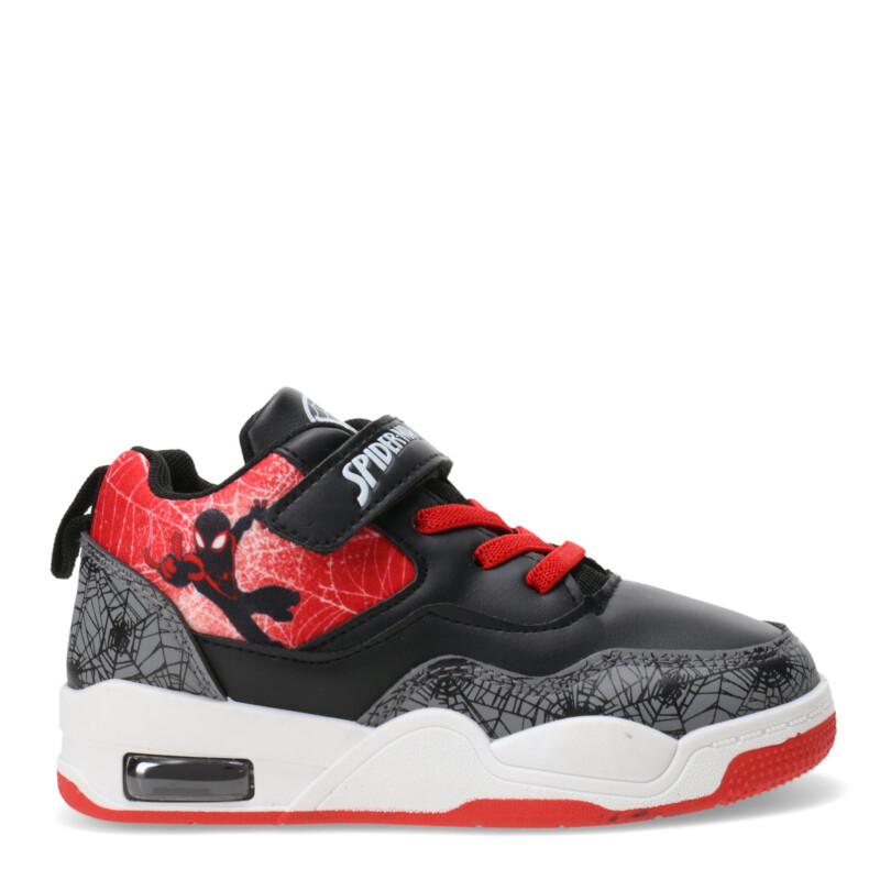 Championes Infantiles Marvel Spiderman J4 Negro - Rojo