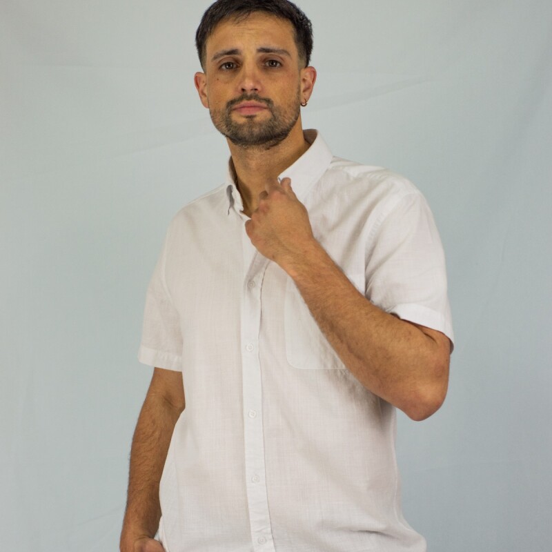 Camisa lino Malibú White