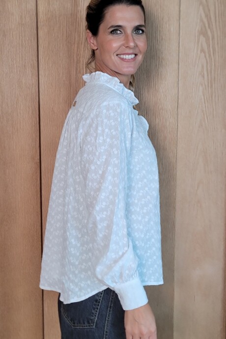 Blusa Sur Broderie flor