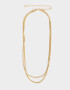 Collares Cortos Premium Silver Cortos - Dorado