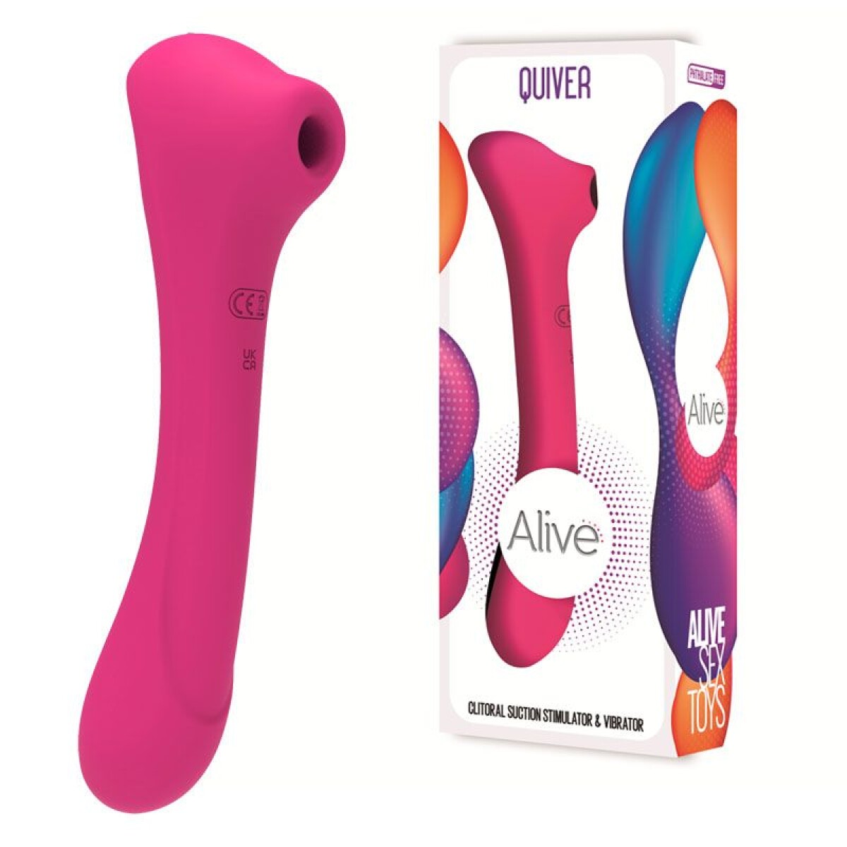 Succionador de Clitoris Vibrador Quiver Alive 