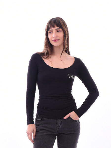 REMERA PAISAJE NEGRO