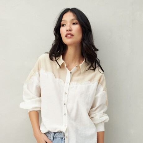 CAMISA EPONIA Almendra