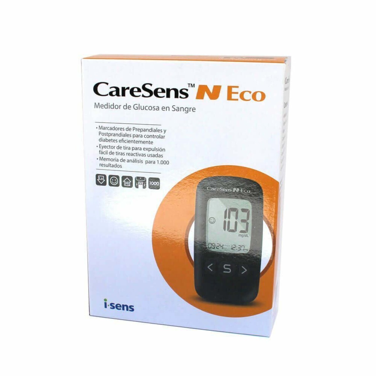 Medidor de Glucosa Caresens N Eco - sin Tiras 