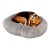 Cama Colchon Perro Gato Grande Redondo Puff Comodo 60 Cm Variante Color Gris