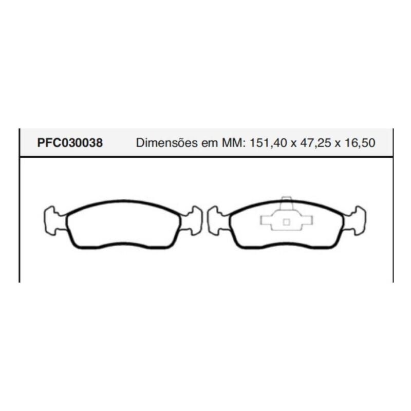 PASTILLA DE FRENO DELANTERA Pastilla De Freno Delantera