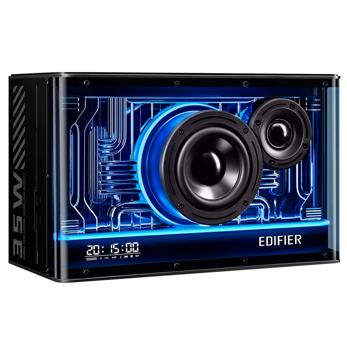 Parlante Edifier Qd35 Negro Bluetooth Rgb - NEGRO 