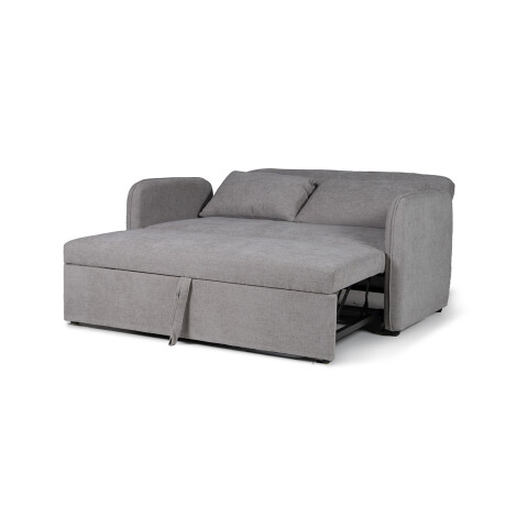 Sofá Cama Spazio - Tela Microfibra 455 (Ceniza)