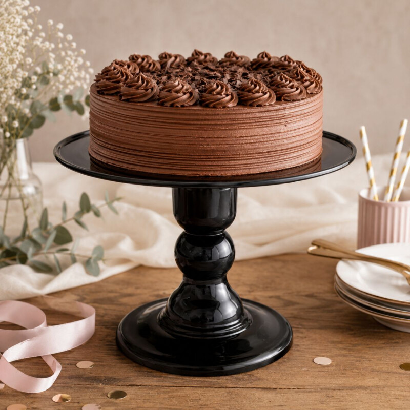 Soporte de Torta 27cm x18 cm Negro