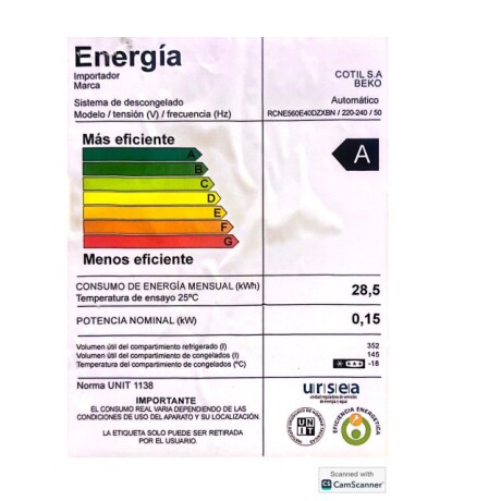 Heladera Beko de 501 litros RCNE560E40DZXBN Heladera Beko de 501 litros RCNE560E40DZXBN