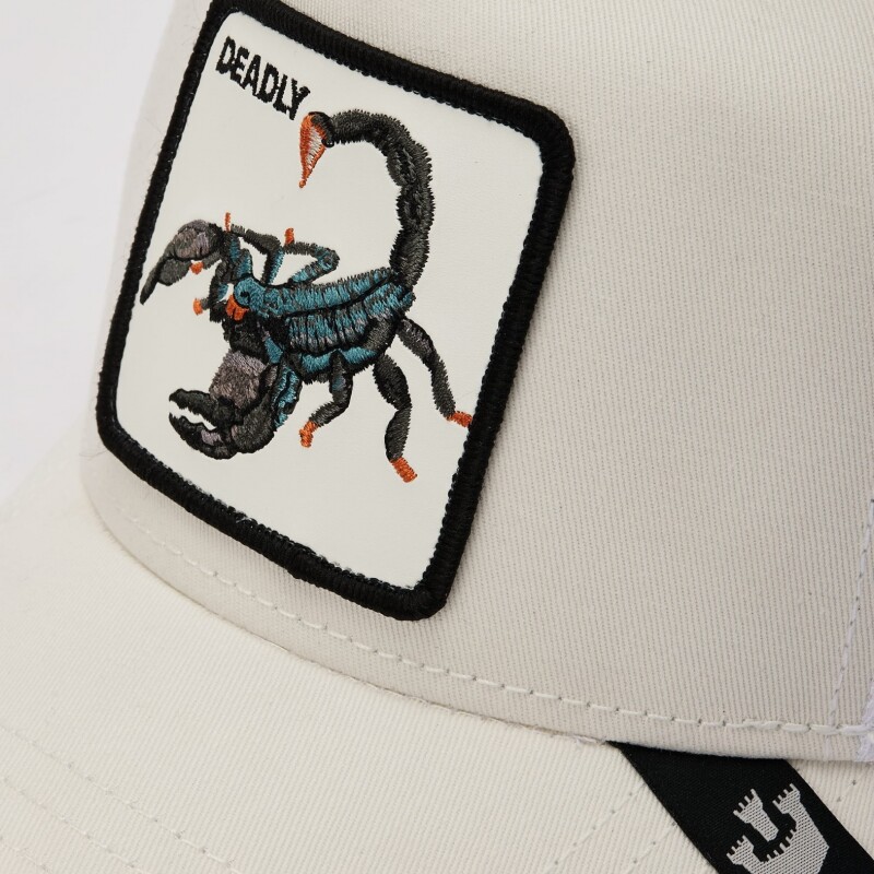 Gorra Goorin Bros Trucker Baseball - The Deadly Scorpion Crema