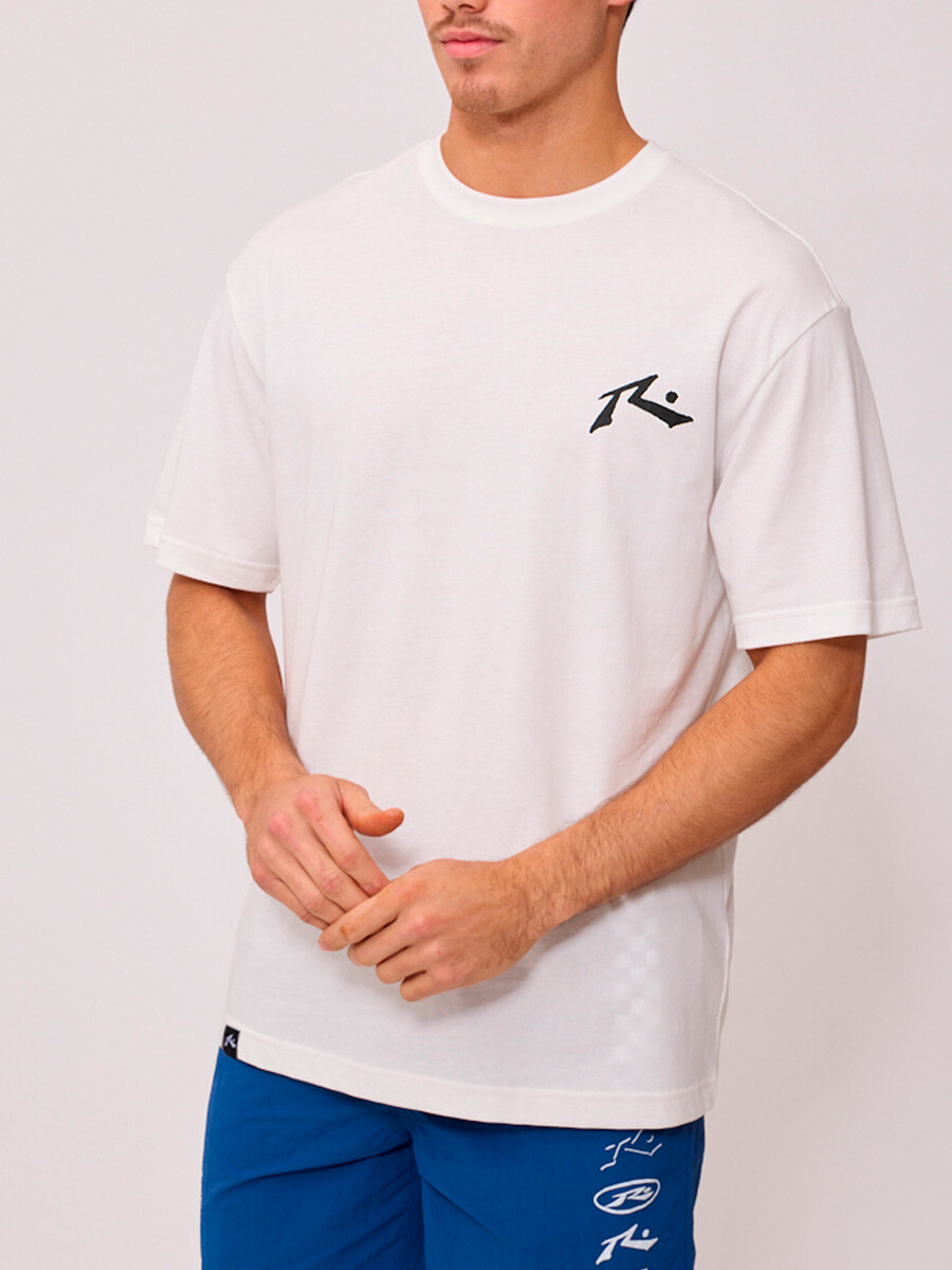 T-SHIRT KYLES26 RUSTY - Blanco 