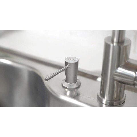 Dispensador de Jabón Líquido Tramontina en Acero Inoxidable - 500 ml Dispensador de Jabón Líquido Tramontina en Acero Inoxidable - 500 ml