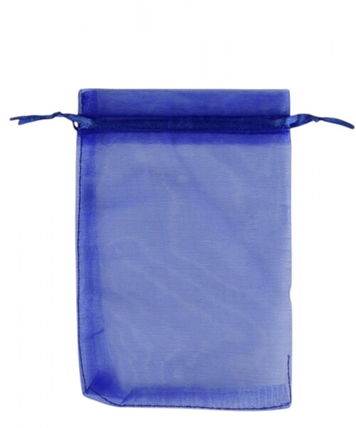 Bolsa organza 12x17 cm. AZUL