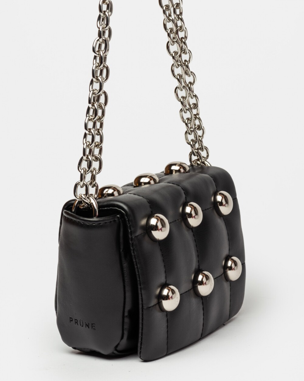Mini Bag Budapest En Efecto Cuero Negro