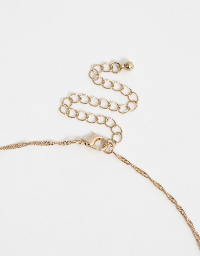Cadena Corta con Dije Birthflowers Cortos Birthflowers - Dorado