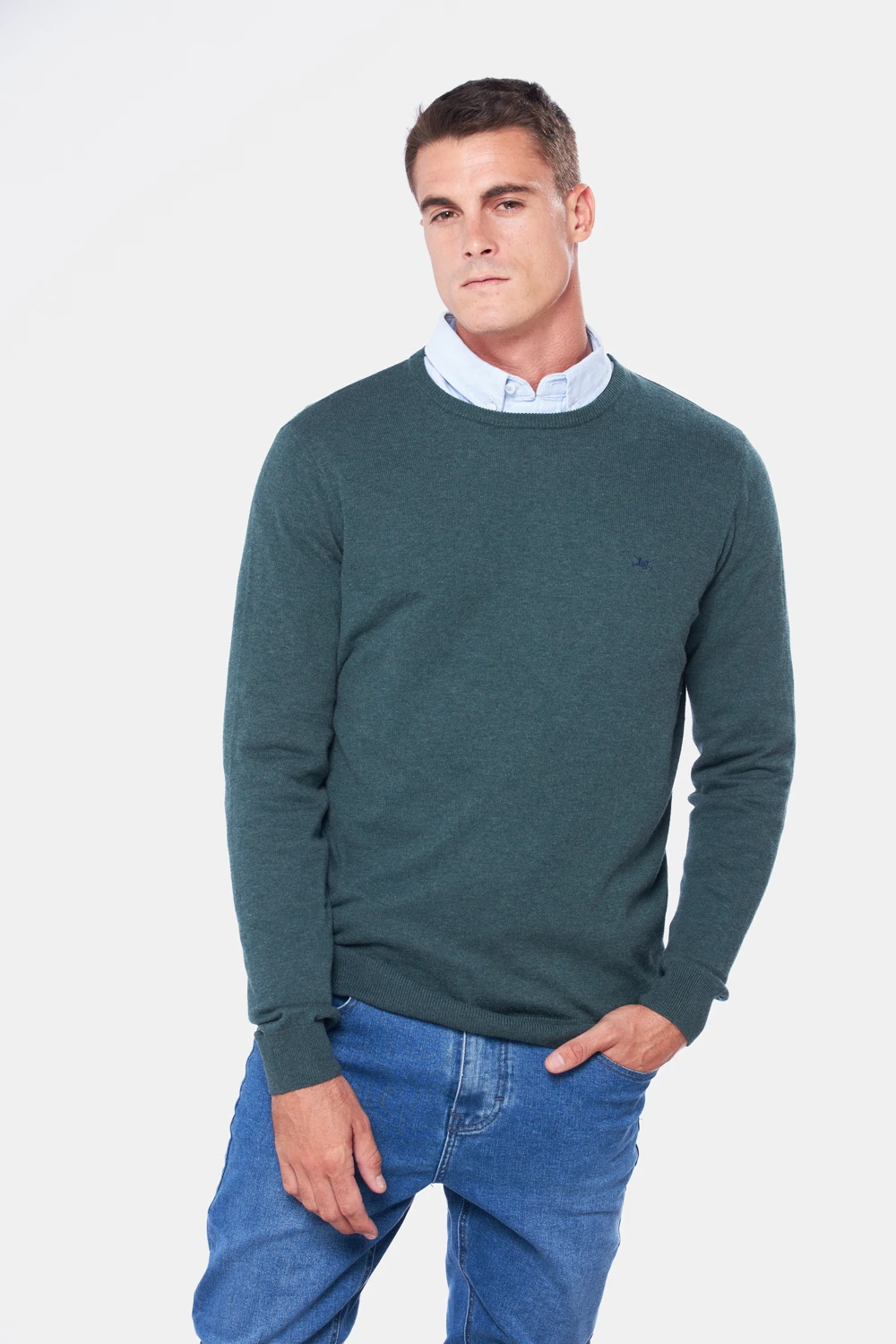 BUZO CUELLO BASE Verde