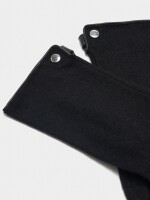 Guantes De Lana negro