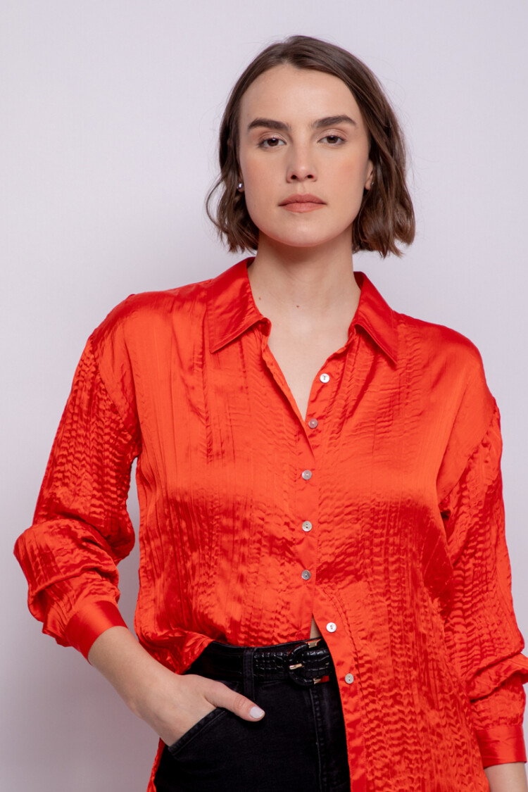 CAMISA SANT Rojo Brillante