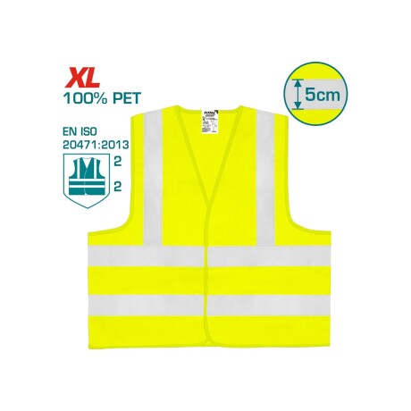 Chaleco reflectivo amarillo xl total TSP502 Chaleco reflectivo amarillo xl total TSP502