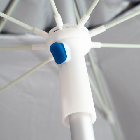 SOMBRILLA DE PLAYA ALUMINIO CON ROSCA 2.0MTS UV50 AZUL SOMBRILLA DE PLAYA ALUMINIO CON ROSCA 2.0MTS UV50 AZUL