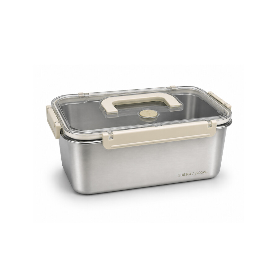 Recipiente Alimentos Acero Inox 3200ml Recipiente Alimentos Acero Inox 3200ml