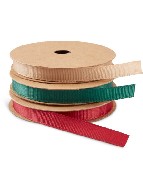 Cinta de regalo BRASA navideña 1x600 cm 3 unidades Cinta de regalo BRASA navideña 1x600 cm 3 unidades