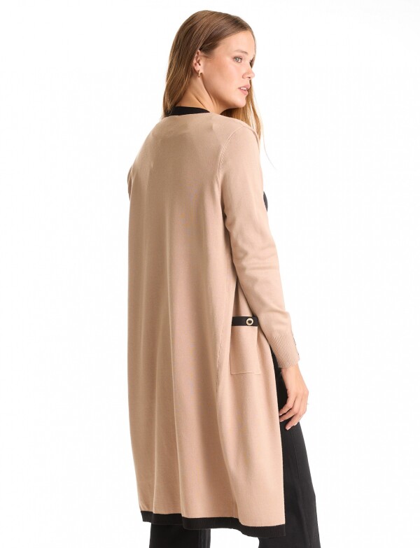 Cardigan Largo BEIGE