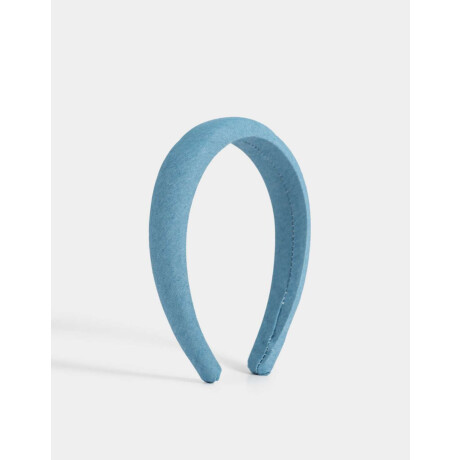 Vincha Rígida Denim Azul Celeste