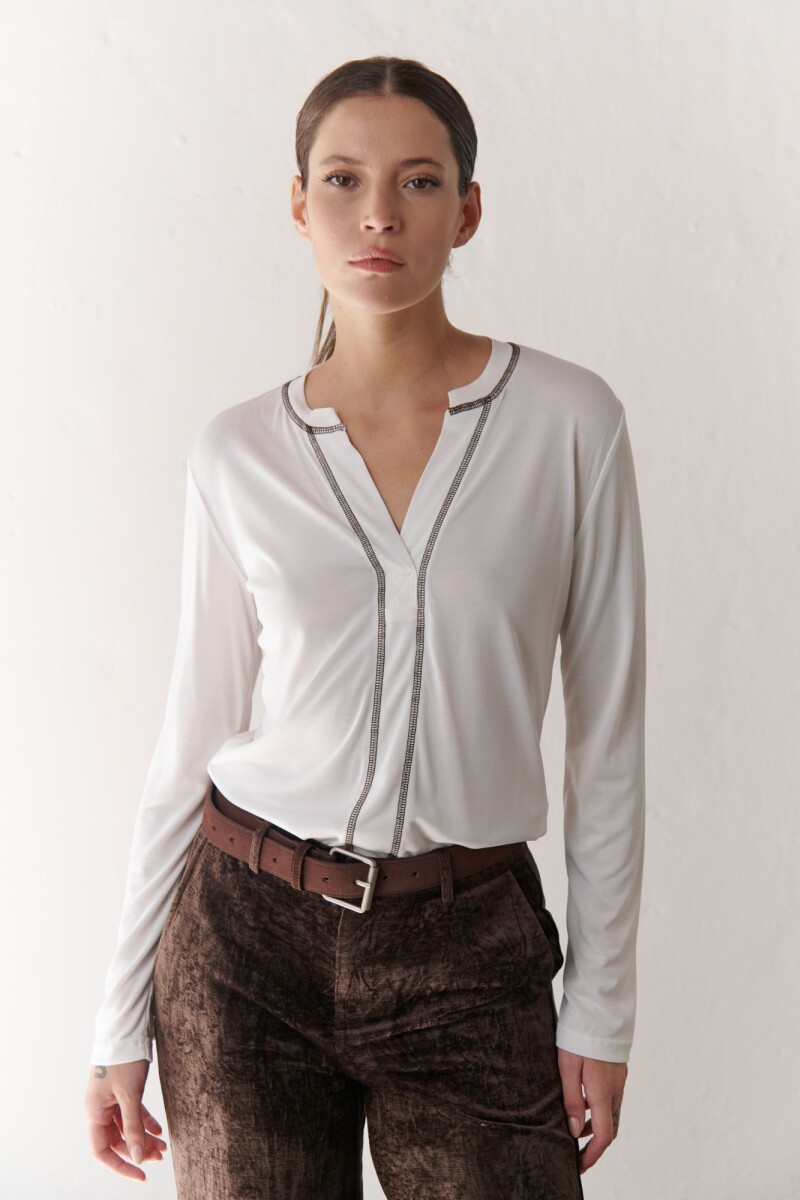 REMERA LYS NATURAL