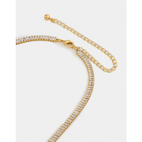 Collares Cortos Bañada en Oro Dorado